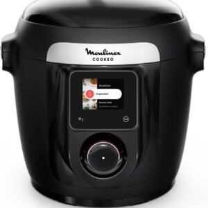 Moulinex Cookeo Wi-Fi 10-en-1, Multicuiseur, 10modes de cuisson, Cuisson sous pression, Etapes détaillées, Noir