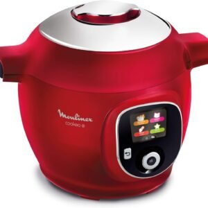 Moulinex Multicuiseur Intelligent Cookeo+ 6L 6 Modes de Cuisson 180 Recettes Préprogrammées Jusqu'à 6 Personnes Rouge