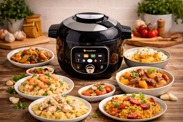 Découvrez 7 Recettes Rapides à Faire avec un Cookeo Multicuiseur en 15-20 Minutes