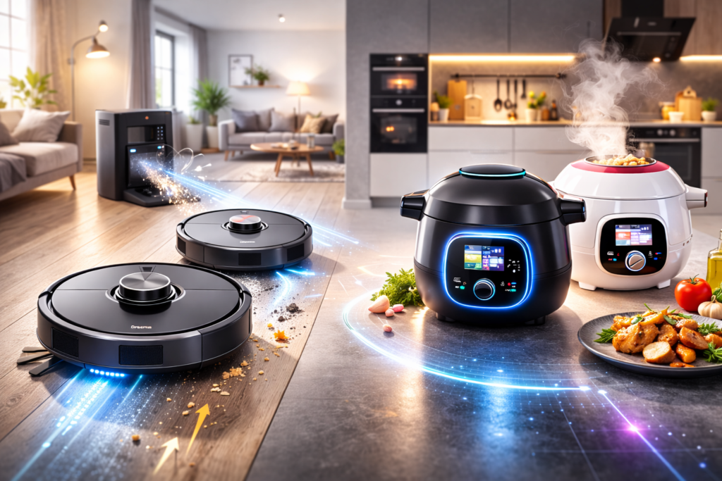 Comparatif 2026 : Quel Robot Aspirateur et Cookeo Choisir pour votre Maison ?